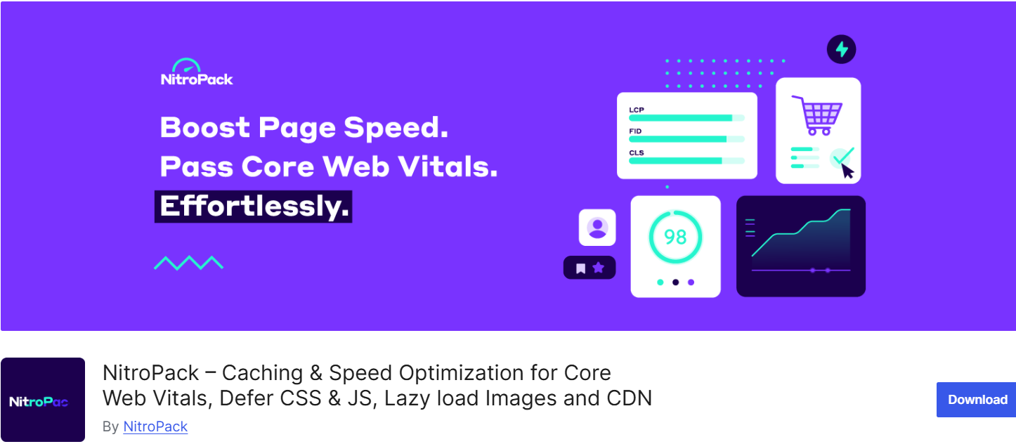 NitroPack WordPress Plugin page