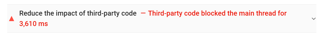 PSI warning reduce the imapct of third party code